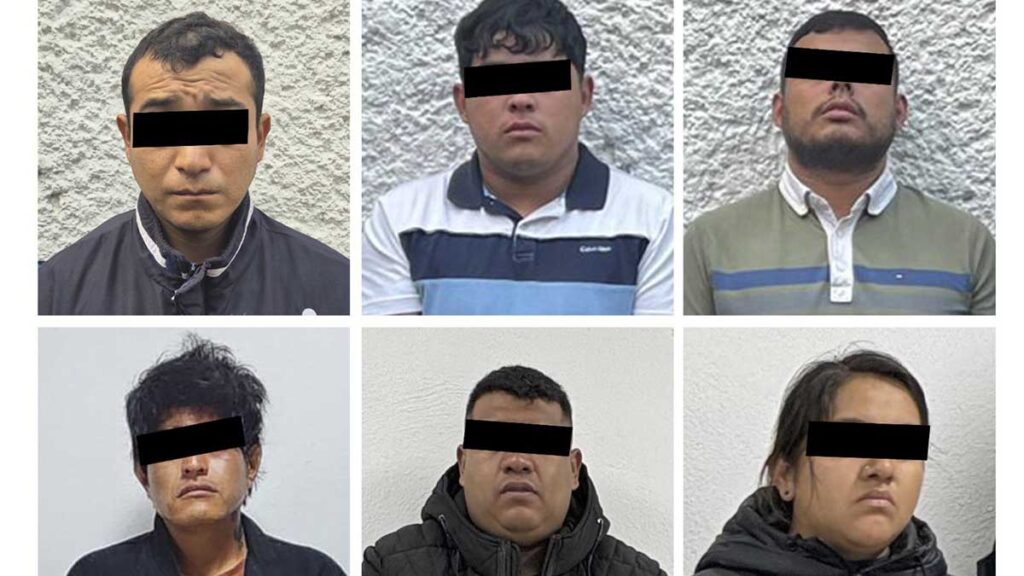 Detenidos de la Unión Tepito durante operativo en la CDMX