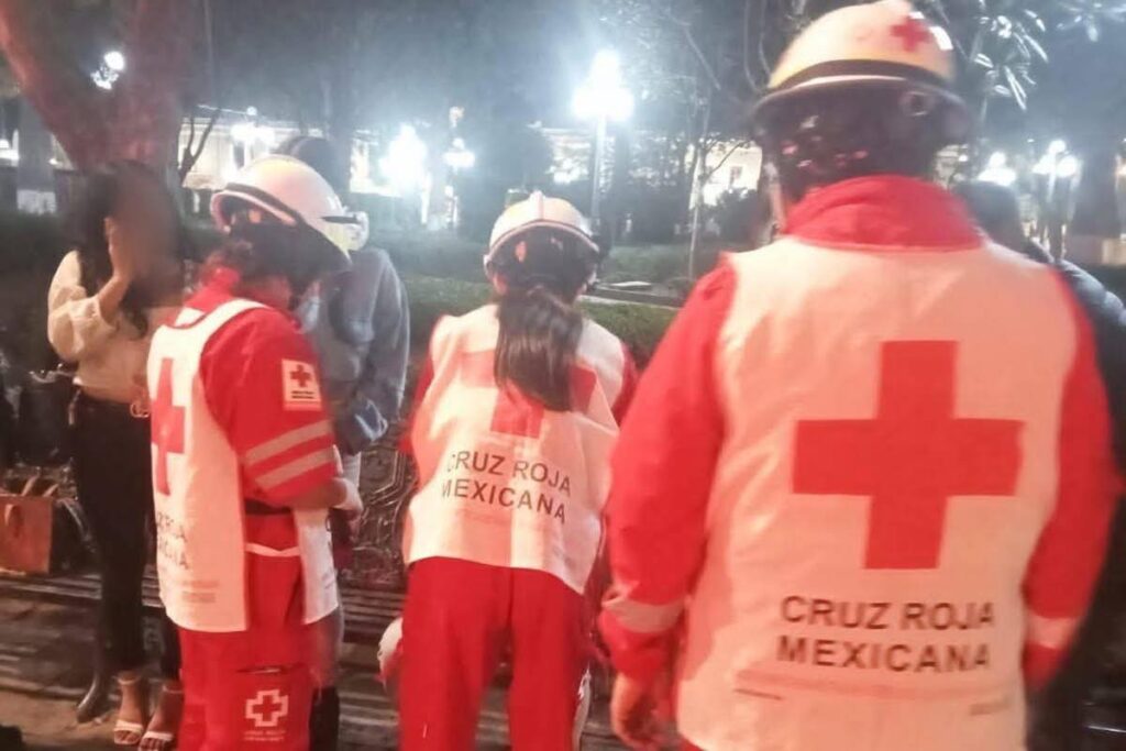 Golpean cadeneros a joven en Tlaxcala. Foto: Genaro Zepeda