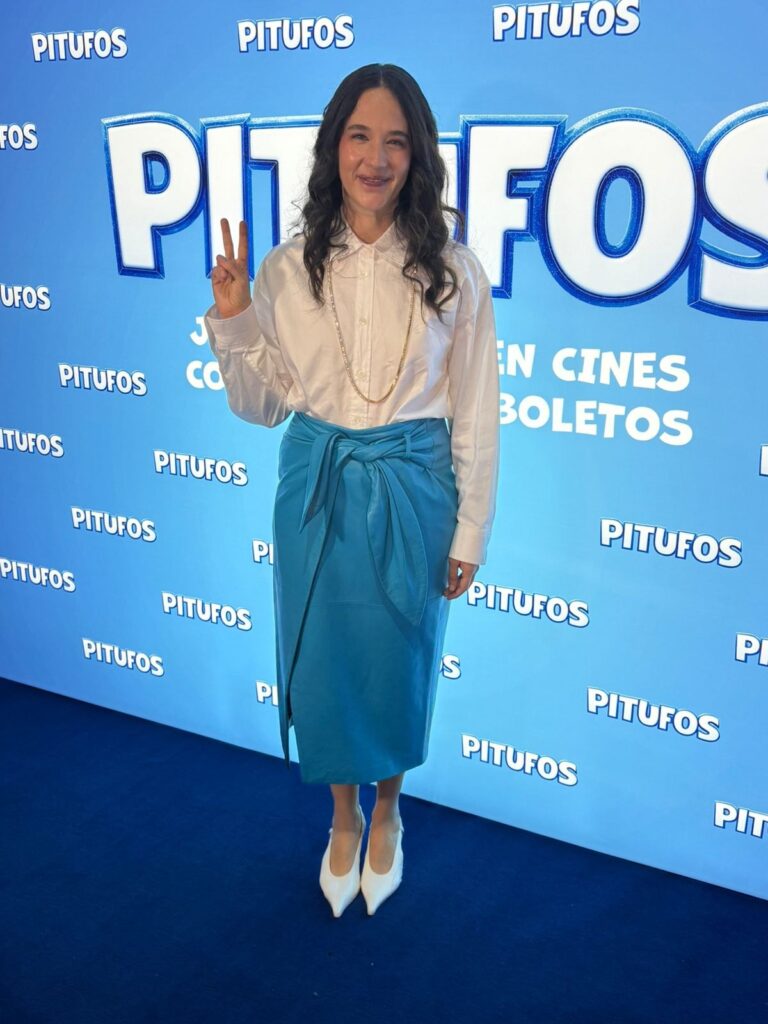 El increíble look de Ximena Sariñana al estilo de los "Pitufos"