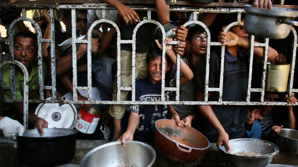 La Franja de Gaza vive crisis de hambre.