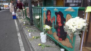 Colocan flores en memoria de Ximena y José, asesinados en Tlalpan