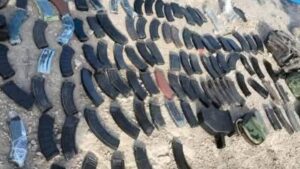 Hallan arsenal en campamentos desmantelados en Rincón de Romos