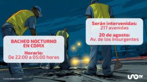 Bacheo nocturno en CDMX: consulta aquí avenidas que cerrarán hoy
