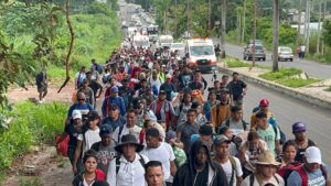 Caravana “Éxodo de la Justicia” parte de Chiapas con rumbo a la CDMX