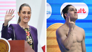 Claudia Sheinbaum felicita a Osmar Olvera por su medalla de oro en el Mundial de Clavados 2025