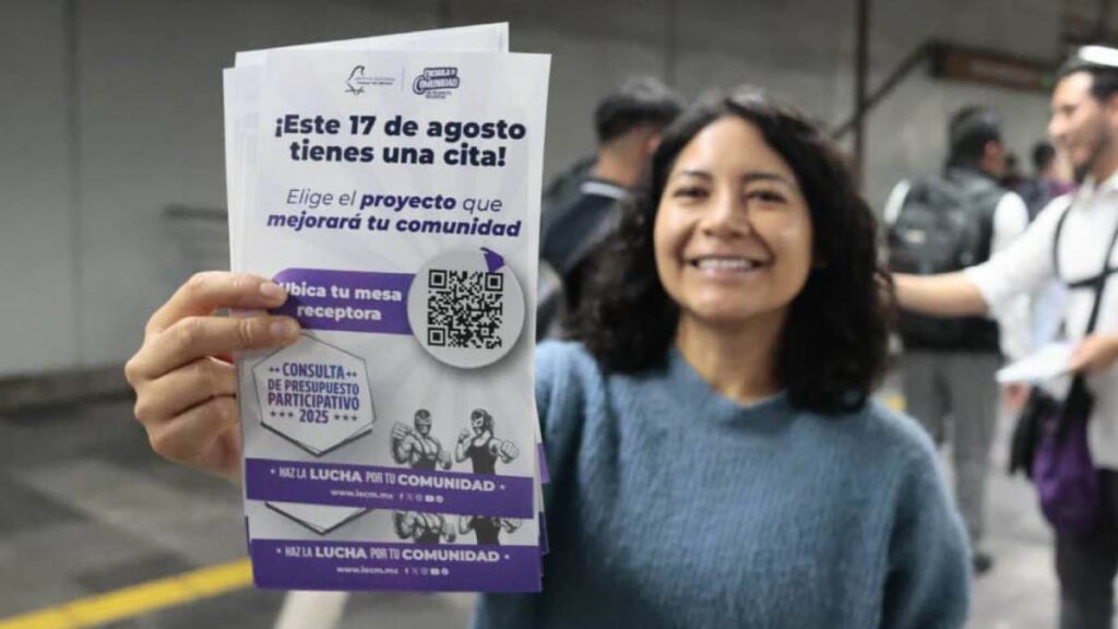 ¿Cómo son las boletas para Consulta del Presupuesto Participativo?