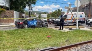 Ferromex investiga choque de tren en Irapuato que dejó 6 muertos