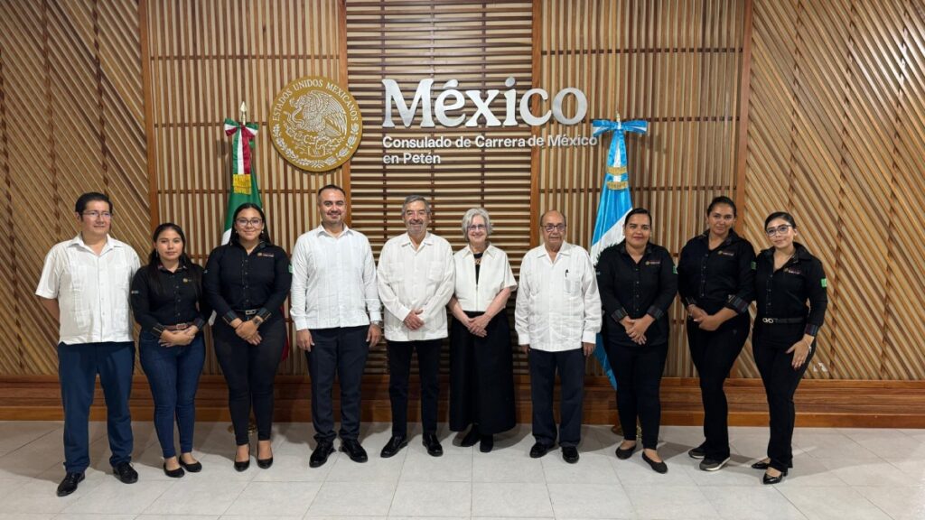 De la Fuente ultima detalles para visita de Sheinbaum en Consulado de Petén, Guatemala