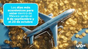 Otoño 2025: Expedia revela los mejores días para volar barato en México y el mundo