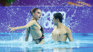 Diego Villalobos y Nayeli Mondragón ganan segundo oro en natación artística para México en Panamericanos Junior 2025
