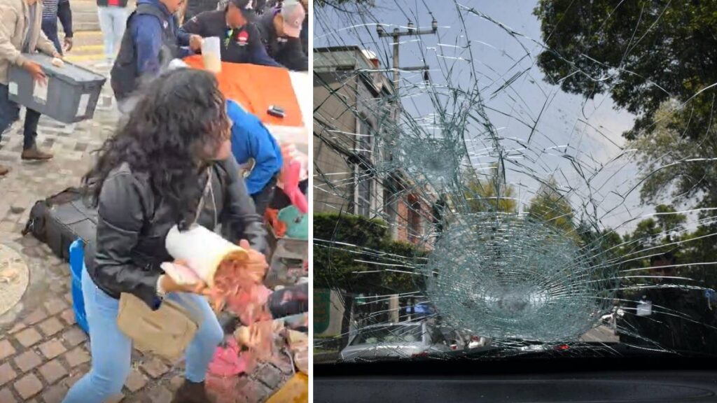 Comerciantes irregulares se enfrentaron con autoridades en Plaza Mítikah; Benito Juárez advierte que no cederá a presiones.