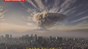Tokio muestra cómo sería el devastador escenario si el Monte Fuji hiciera erupción con video de IA