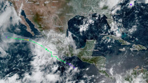 Sigue la trayectoria de la tormenta tropical Ivo con el celular, se prevén lluvias intensas en Jalisco