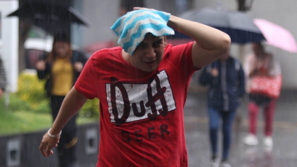 Lluvia en la CDMX