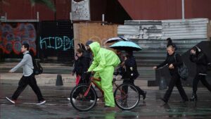 Lluvias fuertes en CDMX y muy fuertes en Edomex con caída de granizo