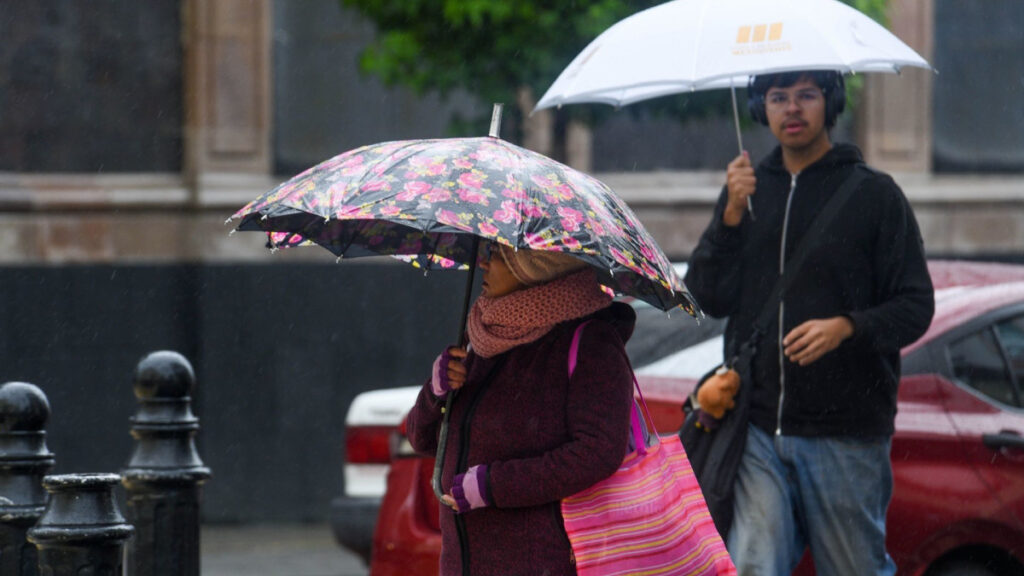 Lluvias y ambiente fresco en la CDMX