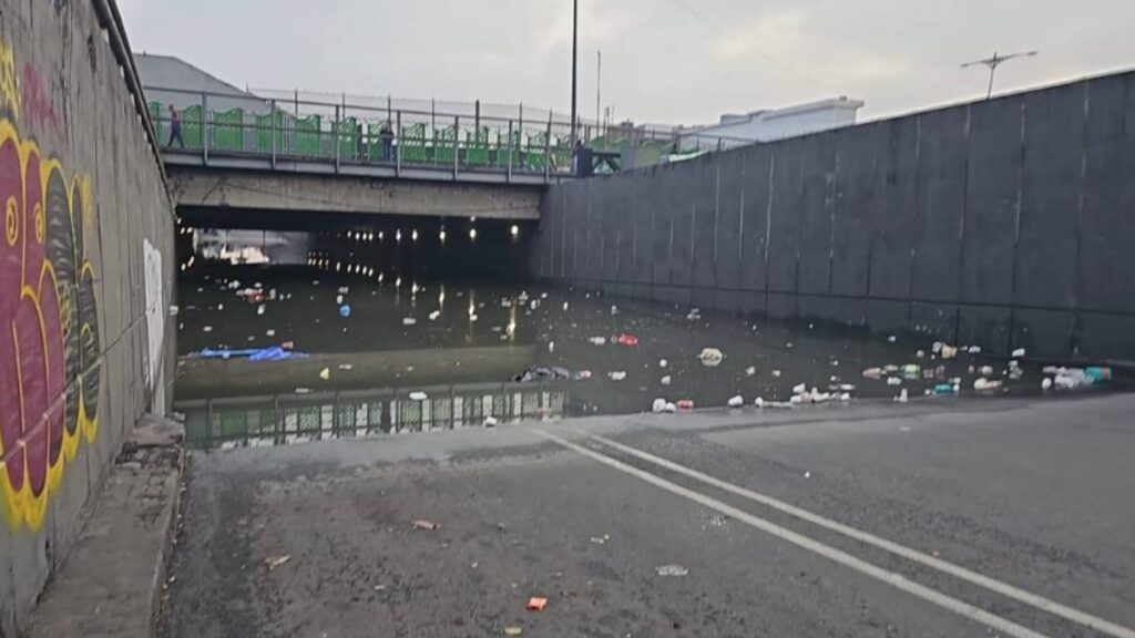 Tras las lluvias, varios puntos en la CDMX quedaron inundados.