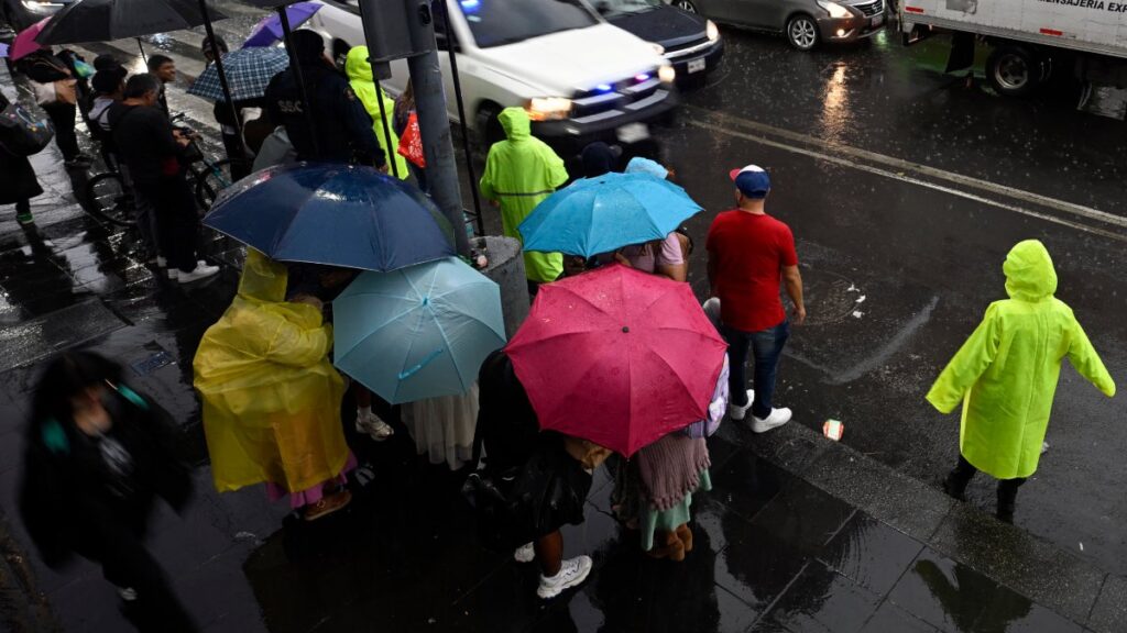 Lluvias en la CDMX