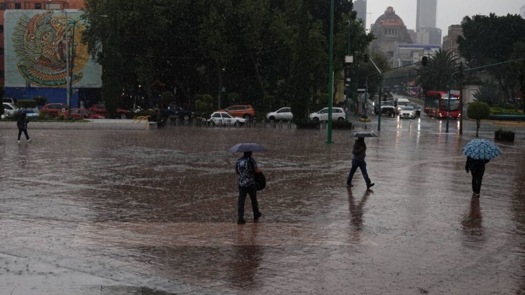 Lluvias en la CDMX