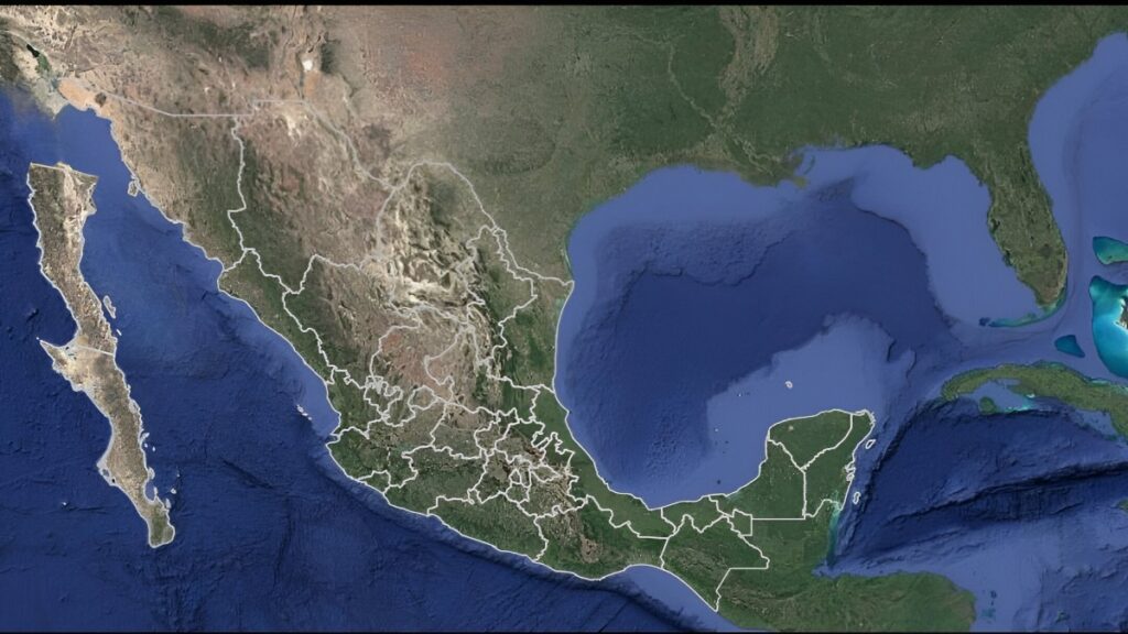 Mapa De Mexico Cuando Baja California Se Separe