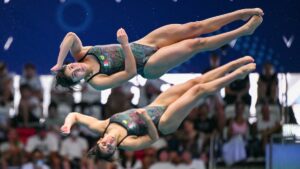 Las gemelas Mía y Lía Cueva ganan oro en los Juegos Panamericanos Junior 2025: video de su mejor clavado