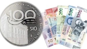 Banxico cumple 100 años: lanza moneda de plata de $10 y billetes conmemorativos; así son