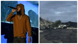 Confirman que camioneta incendiada en Hermosillo era de Natanael Cano: “Se encontraba dentro”