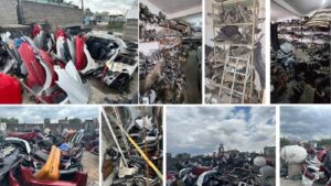 Operativo en Iztapalapa: decomisan 16 toneladas de autopartes y hay un detenido