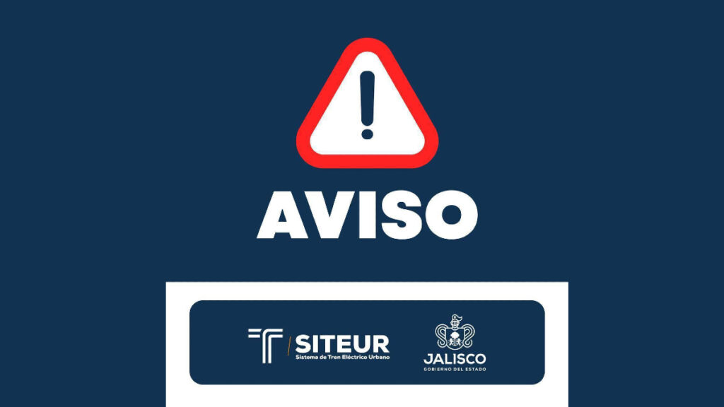¡Qué no se te haga tarde! No hay servicio en la Línea 1 de Mi Tren en Jalisco