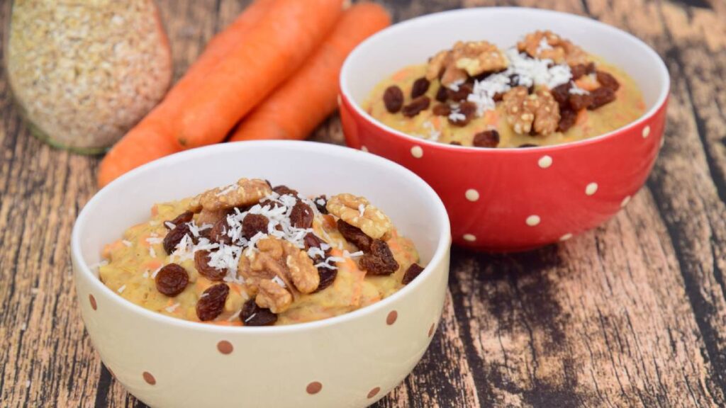 pastel avena zanahoria