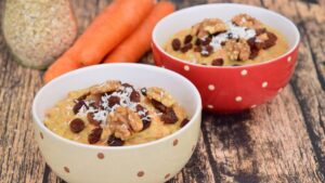 Cómo hacer un pastel de avena, zanahoria y almendras sin azúcar ni harina