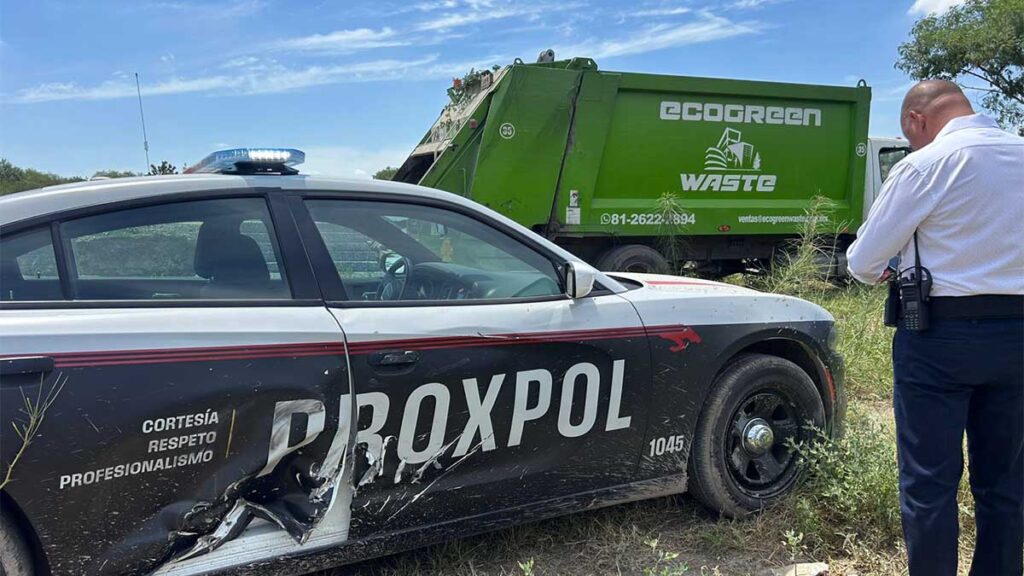 Persecución de un recolector de basura en Nuevo León.