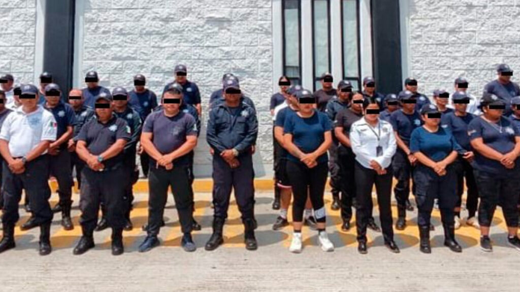 Caen 59 policías y 4 del narco en Chiapas