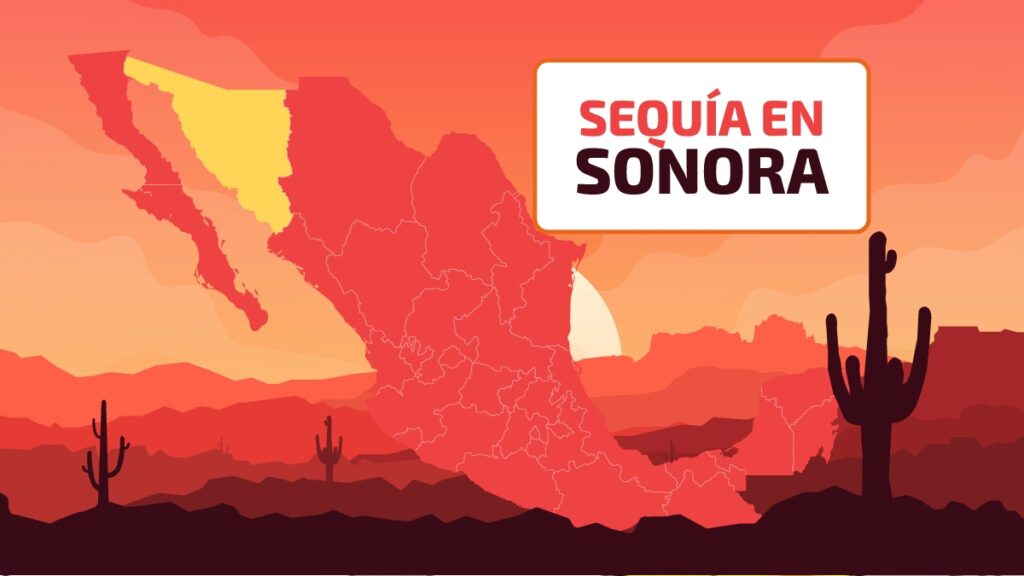 Sequía golpea a 65 municipios de Sonora; son 15.3% más que el año pasado