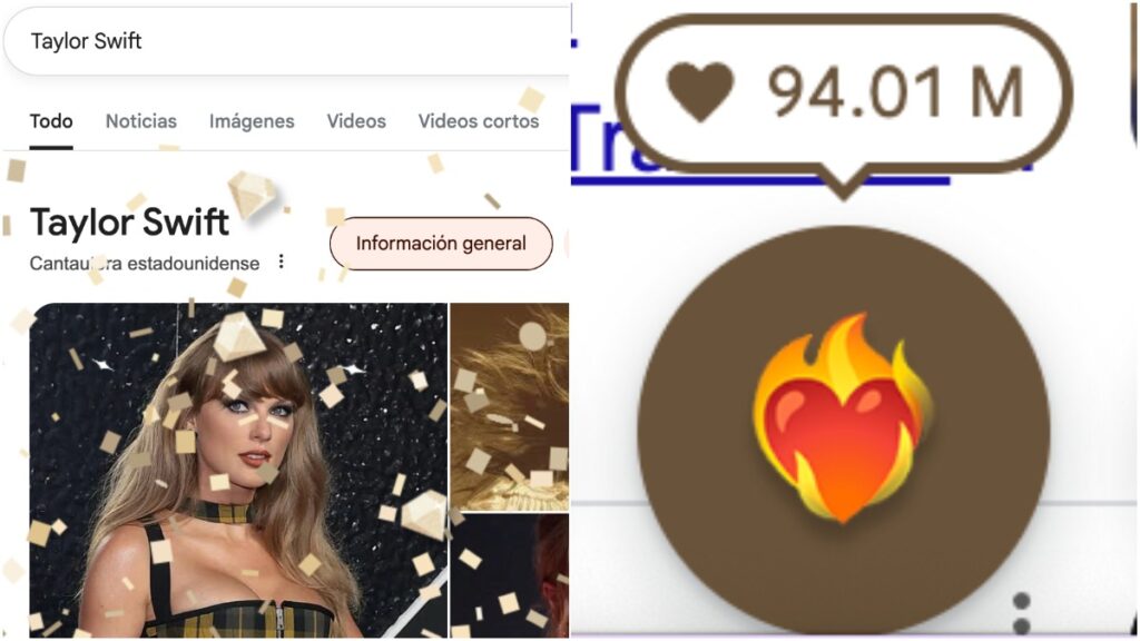 ¿Qué pasa en Google cuando buscas “Taylor Swift” a raíz de su compromiso con Travis Kelce?