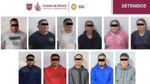 Tras cateos en Coyoacán e Iztapalapa, detienen a 11 con más de mil dosis de droga