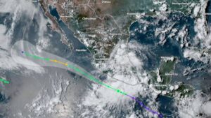 Sigue la trayectoria de la tormenta tropical Ivo con el celular,  se prevén lluvias intensas en Guerrero y Oaxaca