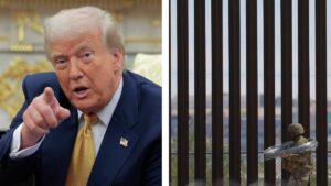 Trump ordena pintar de negro el muro fronterizo: guardará más calor y será más difícil de escalar