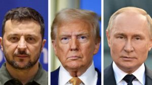 Ucrania no entregará territorio, afirma Zelenski a Putin y Trump