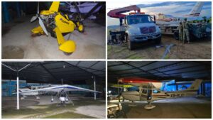 Decomisan avionetas y cartuchos en cateo de fuerzas federales en Guerrero