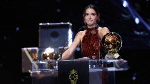 ¡Histórico! Aitana Bonmatí gana su tercer Balón de Oro consecutivo