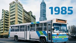 Así era la Ciudad de México en 1985: transporte, vida diaria y edificios que marcaron la época