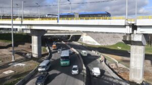 Choques y caídas al vacío en el Puente de la Concordia