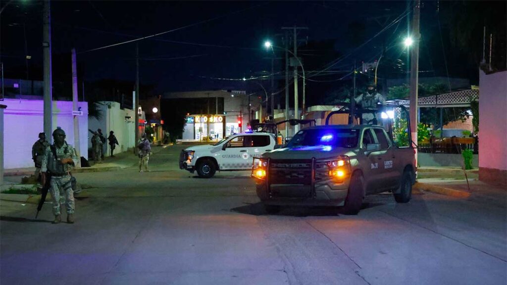 Se reportaron balaceras esta mañana en Villa Juárez.