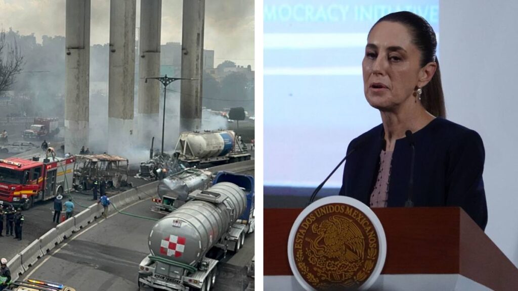 Claudia Sheinbaum Explosion Iztapalapa