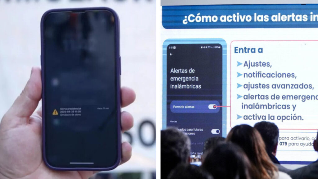 Para recibir la Alerta Sísmica, debes configurar tu celular