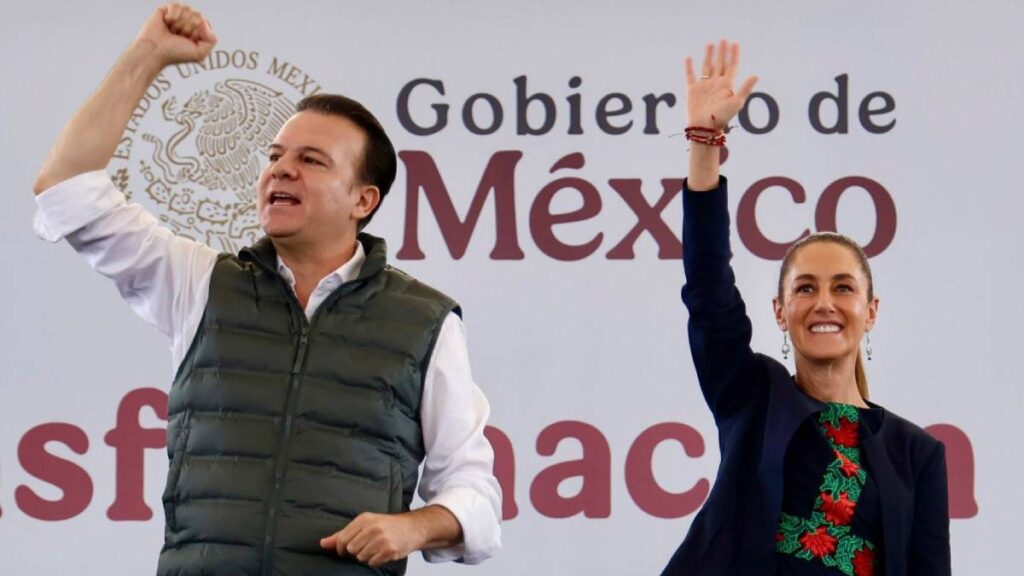 Esteban Villegas, gobernador priista, Sheinbaum