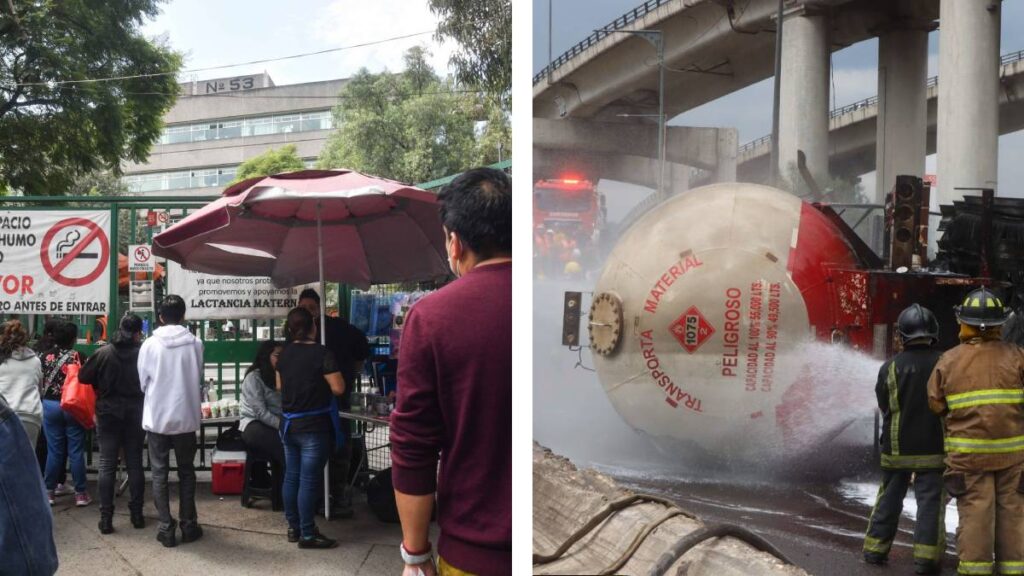 IMSS, IMSS Bienestar, ISSSTE atienden a heridos de accidente en Iztapalapa.