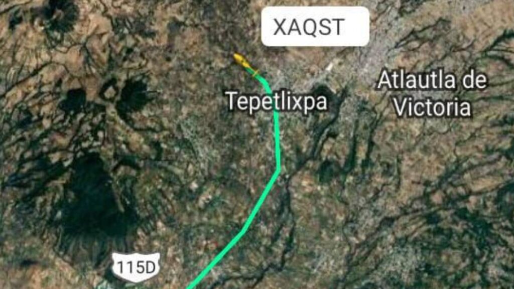 Desplome de helicóptero