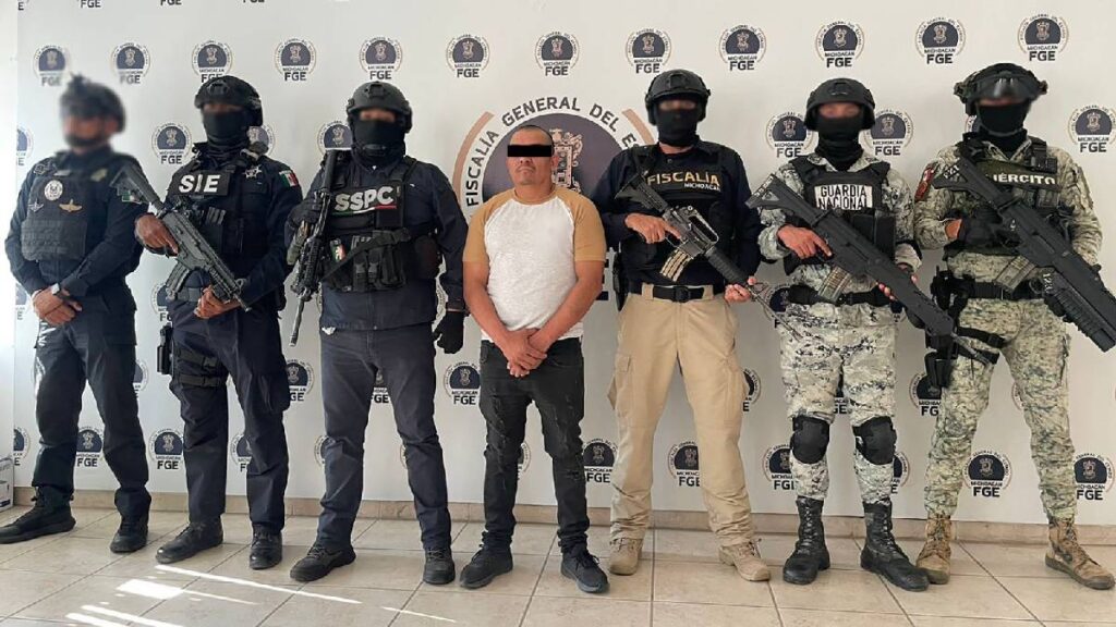 Capturan a “El Silencio” en Uriangato, Guanajuato; era objetivo prioritario y generador de violencia en Michoacán y Guanajuato.